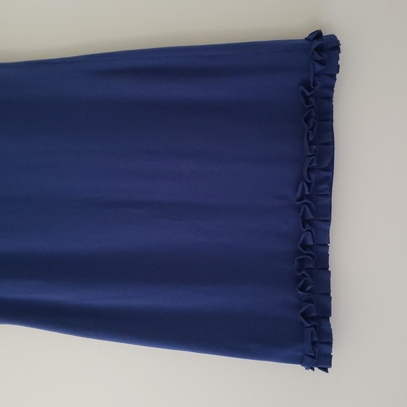 Vfish Mini Sheath Dress Medium Blue Sleeveless Vacation Resortwear Sundress - Picture 6 of 14